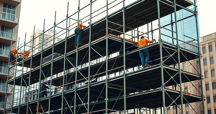 Empresa de andaimes oferece soluções seguras e eficientes para construção e reforma Empresa de andaimes oferece soluções seguras e eficientes para construção e reforma